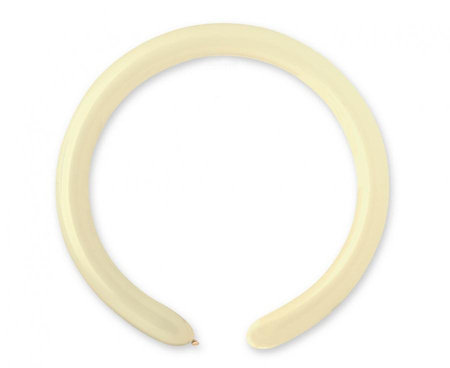 #BL Balony D4 - Rurki włoskie kość słoniowa 59/ 100 szt. (macaron)