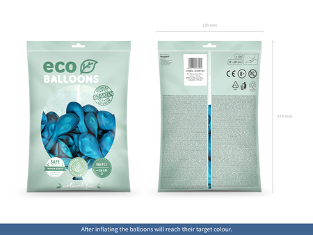 Balony Eco 26cm pastelowe, mix (1 op. / 100 szt.)