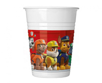 #ZKU Kubeczki plastikowe (WM), Paw Patrol - Ready for Action (Nickelodeon), 200ml, 8 szt. (SUP label) KK
