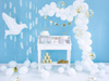 Balony 30cm, Serduszka, Pastel Pure White (1 op. / 50 szt.)
