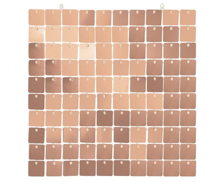 #DEI Panel dekoracyjny szampański, przezroczyste tło, 30x30 cm/ 100 kwadratów