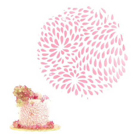 Szablon dekoracyjny JUICY FLORA 197x296 mm Słodki Bufet