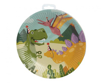 #ZTA Talerzyki Dino party 23 cm, 10 szt.
