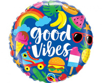 #BFK Balon foliowy 18 cali QL RND Good vibes KK