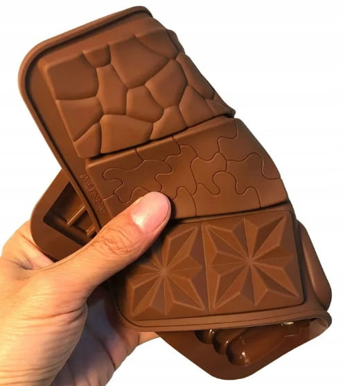 Łatwa w czyszczeniu silikonowa forma do czekolady - możliwość mycia w zmywarce