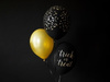 Balony lateksowe strong 30 cm metaliczny ZŁOTY 10 szt.
