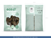 Balony Eco 30cm metalizowane, brązowy (1 op. / 100 szt.)