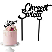 Topper na tort CHRZEST ŚWIĘTY 15 cm + personalizacja koloru