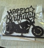 Topper na tort HAPPY BIRTHDAY MOTOCYKL MOTOR WZ.II