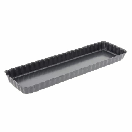 Forma cukiernicza prostokątna do tarty mazurka 36 x 10 cm DE BUYER