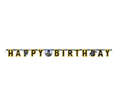 #DEBA Baner BATMAN Happy Birthday, 175 cm KK