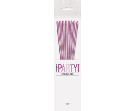 #ZOF Zimne ognie, różowe, 18cm/ 8 szt.