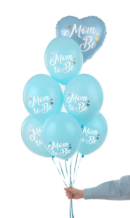 Balon foliowy Serce w kwiaty, 45 cm, mix