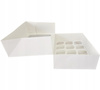 Pudełko na 12 muffinek muffiny 33x24x10 cm BIAŁE