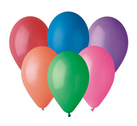 #BL Balony A60, pastel 6" - różnokolorowe/ 1000 szt.
