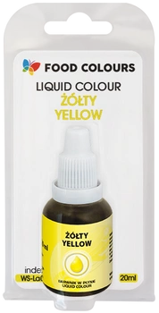 Barwnik w płynie ŻÓŁTY 20 ml Food Colours