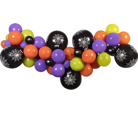 #GB Girlanda balonowa DIY Halloween (tradycyjna), 65 szt.