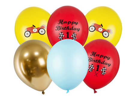 Balony Glossy 30cm, 21, złoty (1 op. / 6 szt.)
