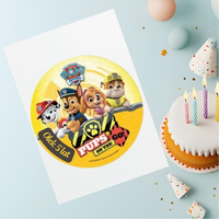 Opłatek na tort PSI PATROL PAW PATROL II