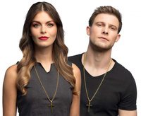 #STAI Naszyjnik krzyż, złoty