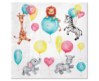 #ZSE Serwetki papierowe PAW Child Fun 33x33 cm / 20 szt. kk.