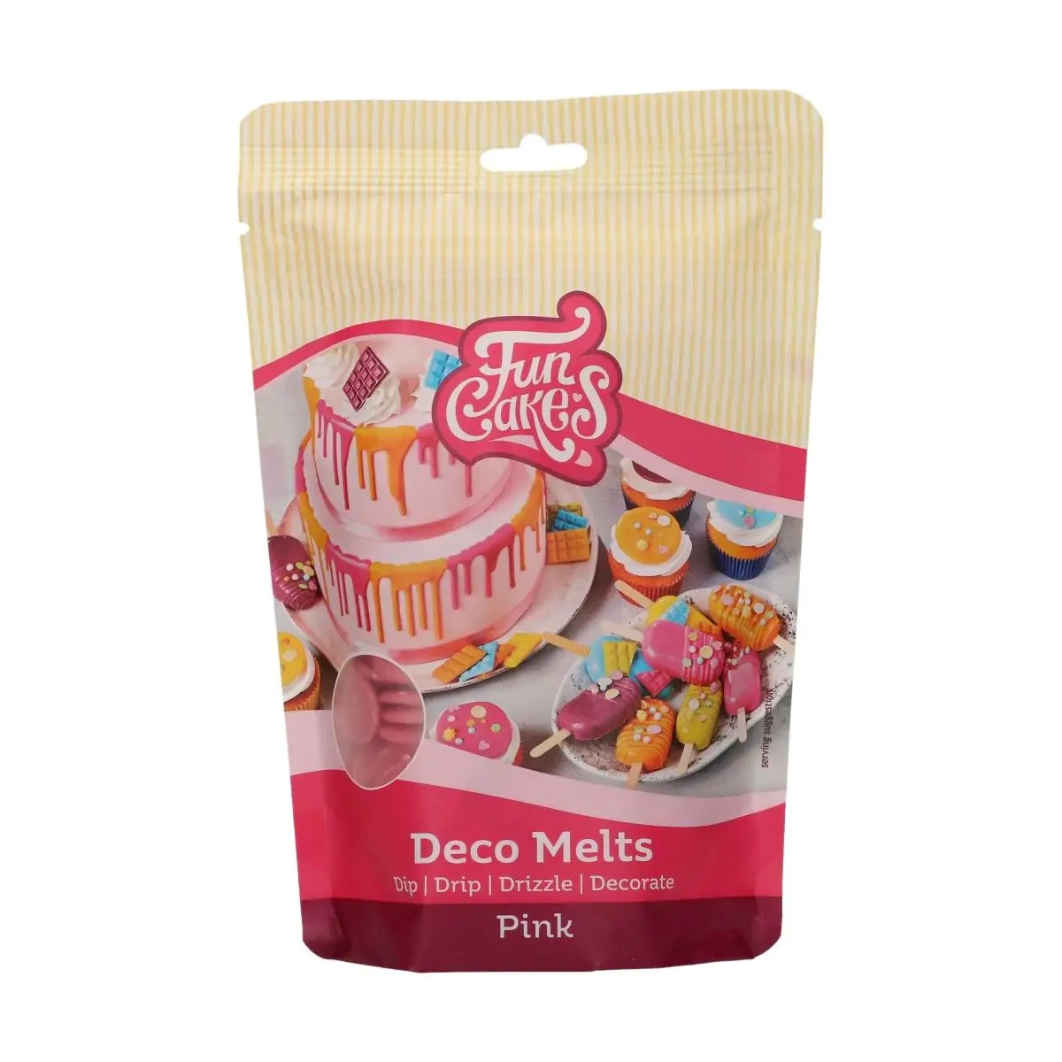 Różowe Deco Melts FunCakes – pastylki do topienia z bliska