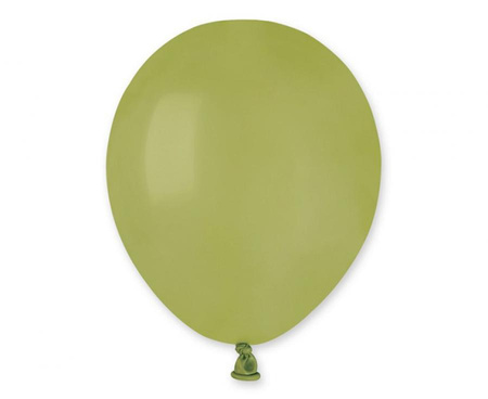 #BL Balony A50 pastel 5" - zielone oliwkowe 98/ 100 szt.