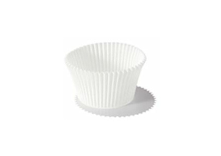 Papilotki na praliny 27x16,5 mm BIALE 60 szt.