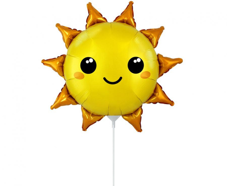 #BFK Balon foliowy 14" FX - Słoneczko, niepakowany