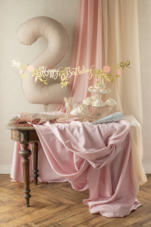 Balon foliowy Cyfra ''8'', 86cm, srebrny