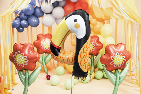 Balon foliowy okrągły Pastylka, 59 cm, złoty