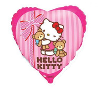 #BFK Balon foliowy 18" FX - "Hello Kitty z misiami" KK