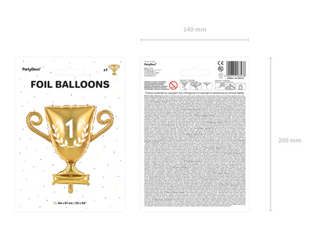 Balony Glossy 12 cm, srebrny (1 op. / 50 szt.)