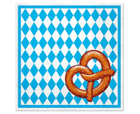 #ZSE Serwetki papierowe PAW Bavarian Pretzel 33x33 cm / 20 szt.