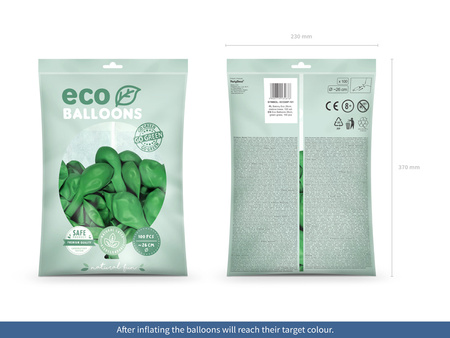 Balony Eco 26cm pastelowe, pomarańczowy (1 op. / 100 szt.)