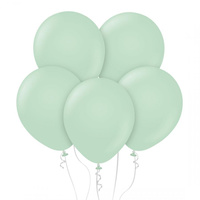 #BL Balony Beauty&Charm, makaronowe, zielone 18" / 5 szt.