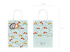 Balony Eco 33 cm, Happy Birthday, mix (1 op. / 5 szt.)