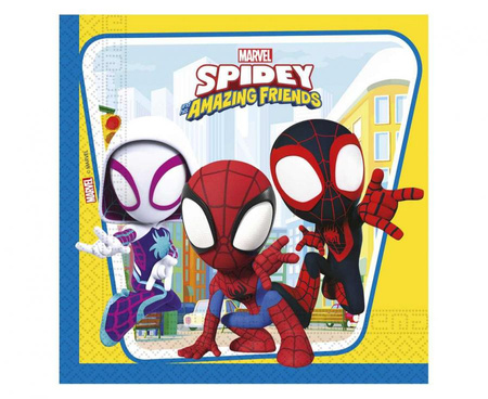 #ZSE Serwetki papierowe Spidey & His Amazing Friends, 33x33 cm, 20 szt.