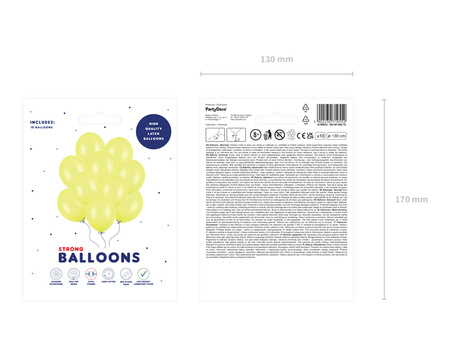 Balony Strong 30cm, Pastel Royal Blue (1 op. / 10 szt.)