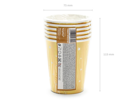 Konfetti metalizowane, liczba 50, 15g