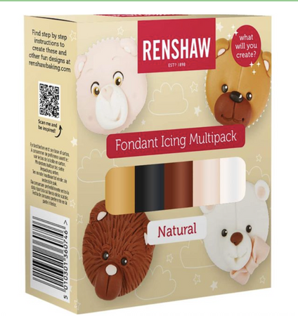 Zestaw mas cukrowych 5x100g naturalne odcienie Renshaw