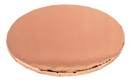 Podkład pod tort RÓŻOWE ZŁOTO śr. 28 cm h 10 mm Julita