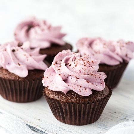 Papilotki na muffinki BRĄZOWE 50 x 45 mm 60 szt. Decora