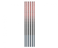 #SU Świeczki B&C Ombre, czerwony brokat, 3x3x170mm, 6 szt. KK