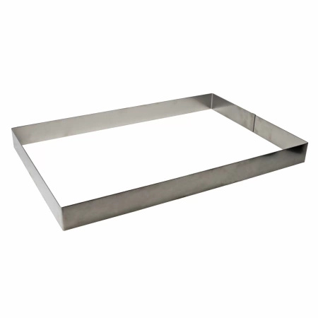 Rant cukierniczy prostokątny 59 x 39 cm stal nierdzewna DE BUYER