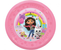 #ZTA Talerzyki wielokrotnego użytku Gabby Dollhouse, 21cm, 4 szt.