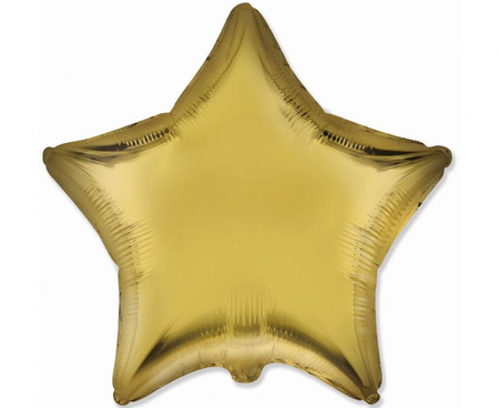 #BFK Balon foliowy 18" FX - Gwiazda (satynowy cytrusowy), niepakowany