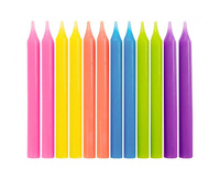 #SU Świeczki urodzinowe 24/24, kolorowe, 6 cm