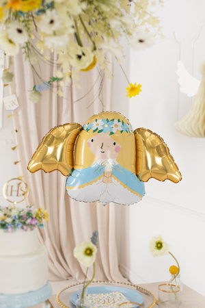 Girlanda Serca, różowy, 3,5 m