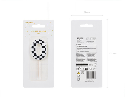 Świeczki urodzinowe Słonik, 3-5 cm, mix (1 op. / 5 szt.)
